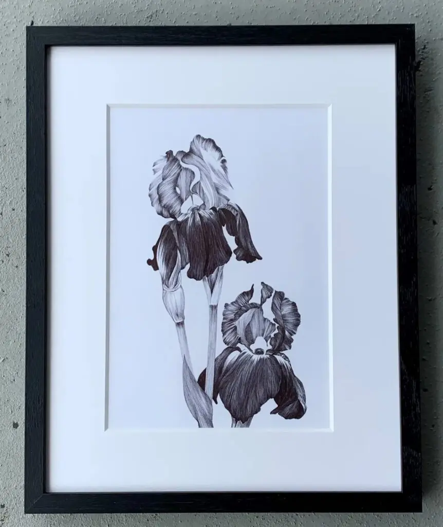 ◉ 絵画「 浜辺 27 」油彩画 額縁付 - 絵画