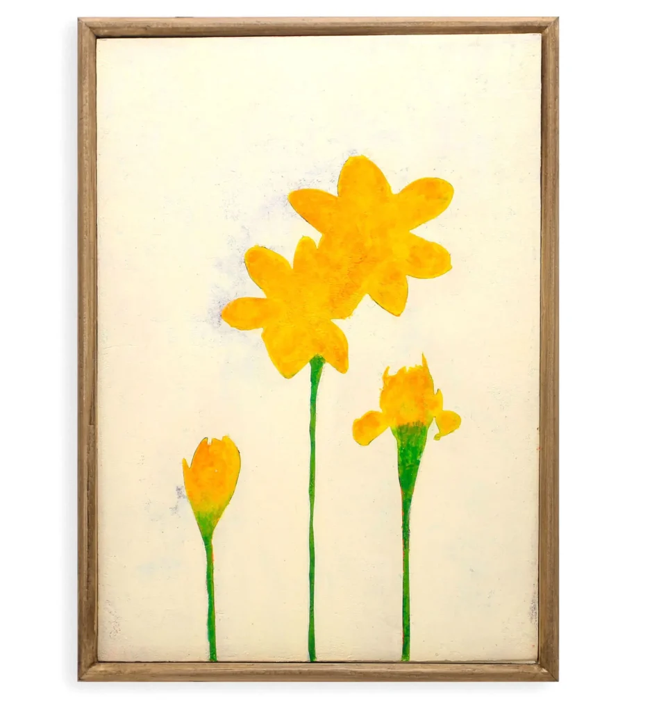 Yellow narcissus flowers No.191