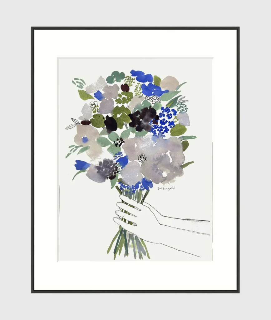 blue bouquet