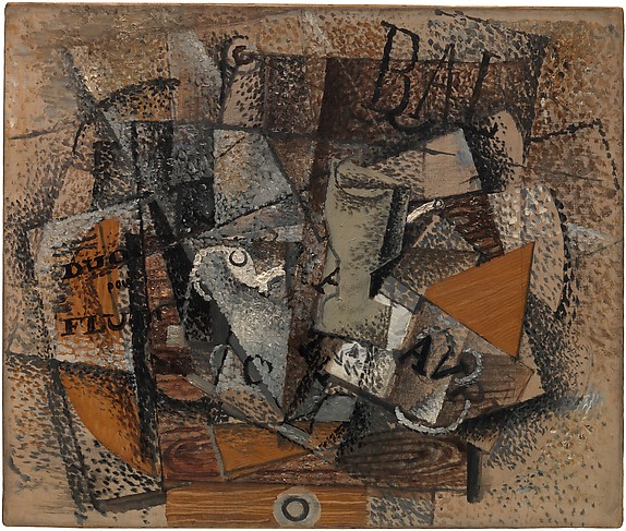 More details
Georges Braque, 1913–14, Still Life on a Table (Duo pour Flute)