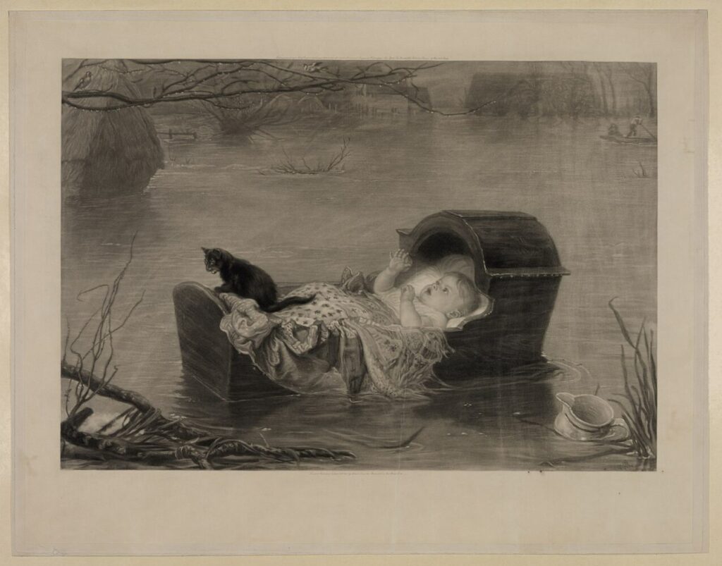 ジョン・エヴァレット・ミレー「洪水」1897