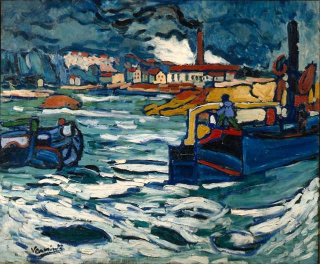 Barges on the Seine