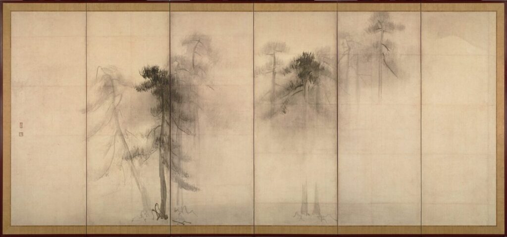 松林図屏風