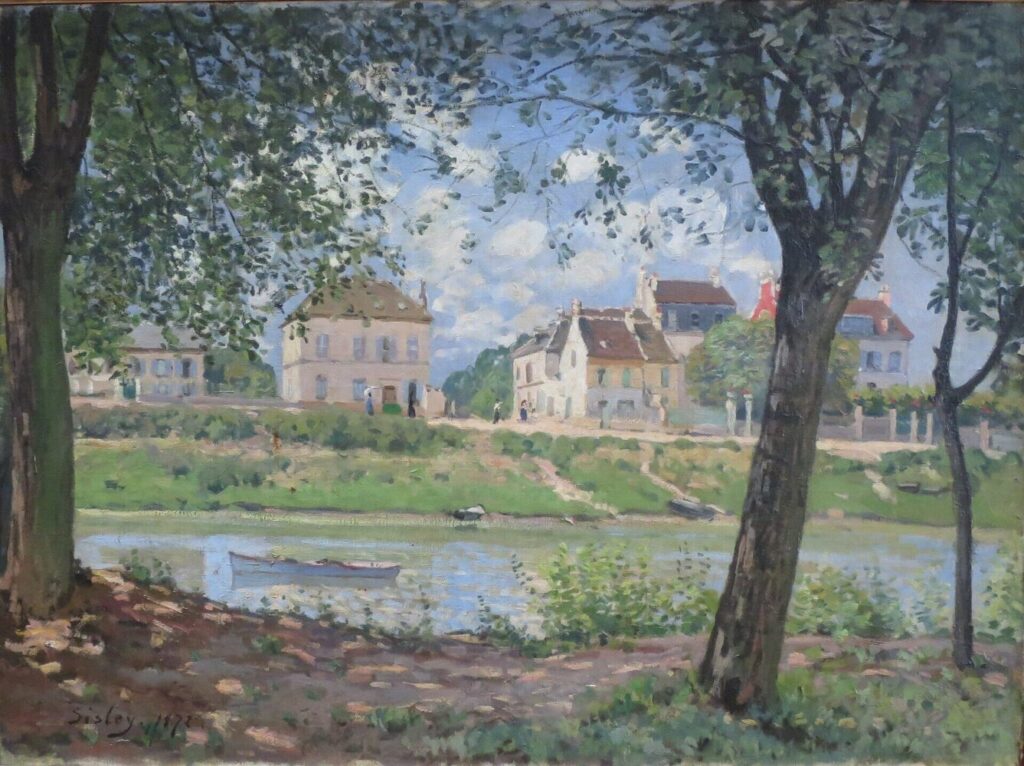 Village au bord de la Seine