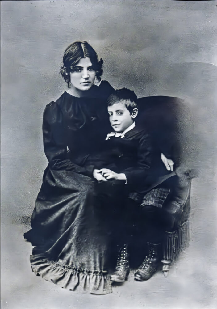 ユトリロと母シュザンヌ