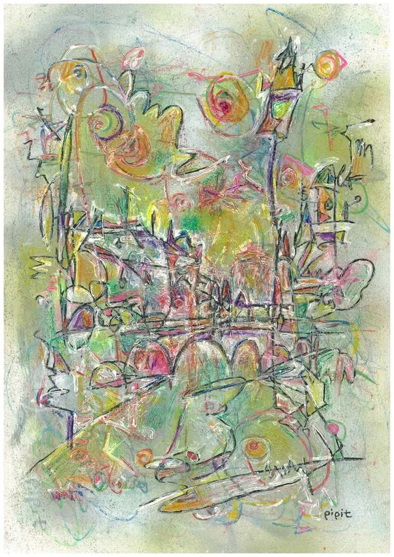 Pont sur la Seine 冬のセーヌ川