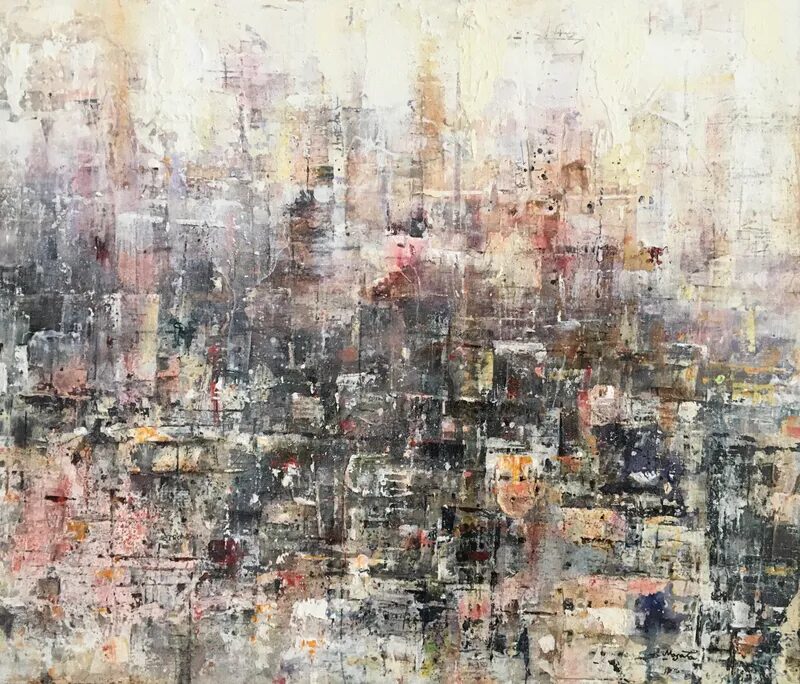 陽に染まる街並み