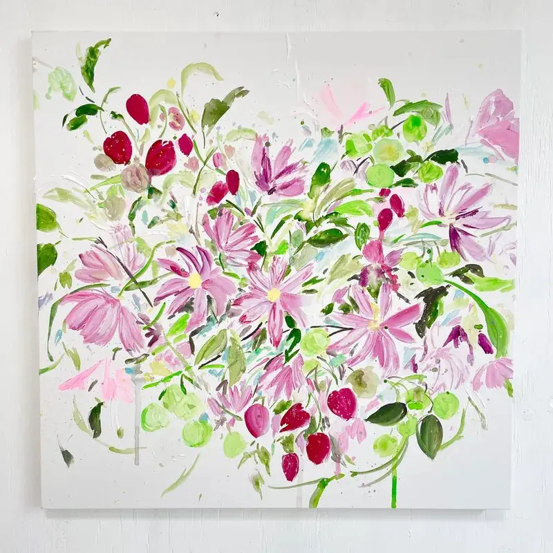 純手で油絵を描くリビングレストランの通路に立体花卉壁画を飾ります。 レストランに飾る絵画（アート）の選び方とおすすめの作品7選！｜絵を