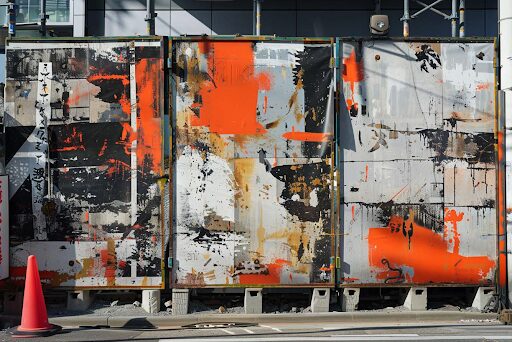 仮囲いアートとは？工事現場やショップに用いる効果やシートに描くデザイン例も紹介